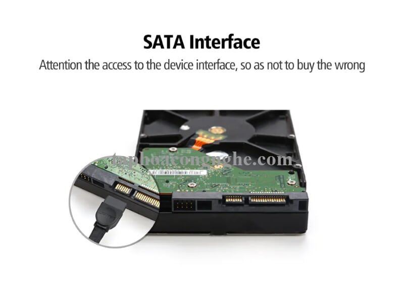 Ugreen 30796 0.5M màu Đen Cáp truyền dữ liệu SATA 3.0 cao cấp US217 30030796